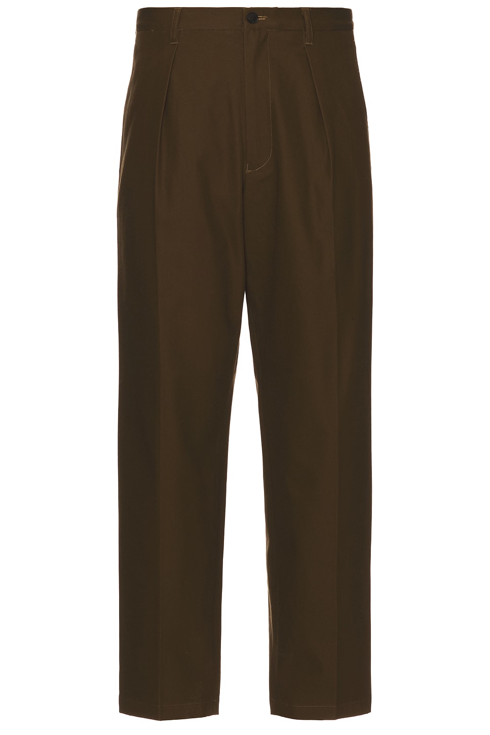 Tapered Chino Pants in Brown