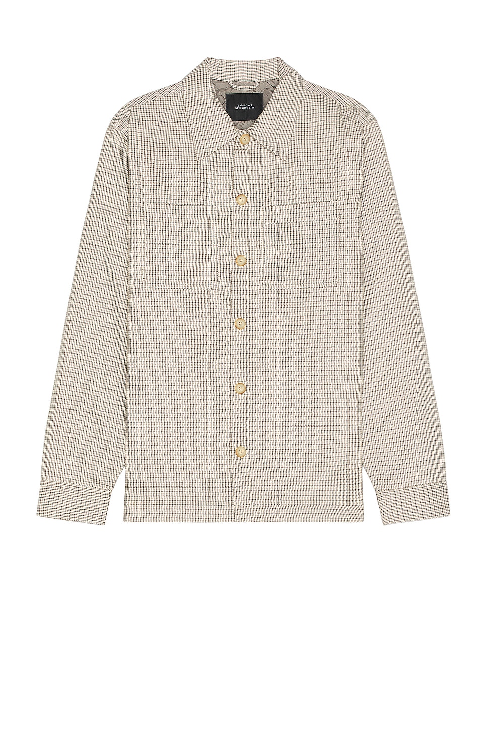 Image 1 of SATURDAYS NYC Rhodes Padded Overshirt in Bungee