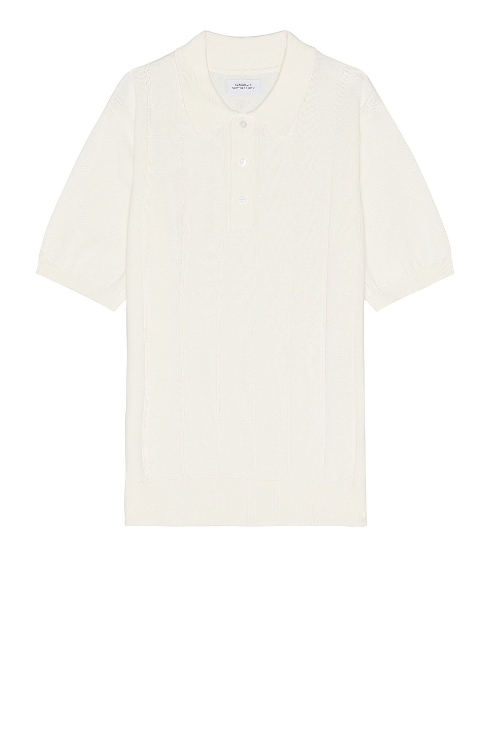 Image 1 of SATURDAYS NYC Jahmad Polo in Ivory
