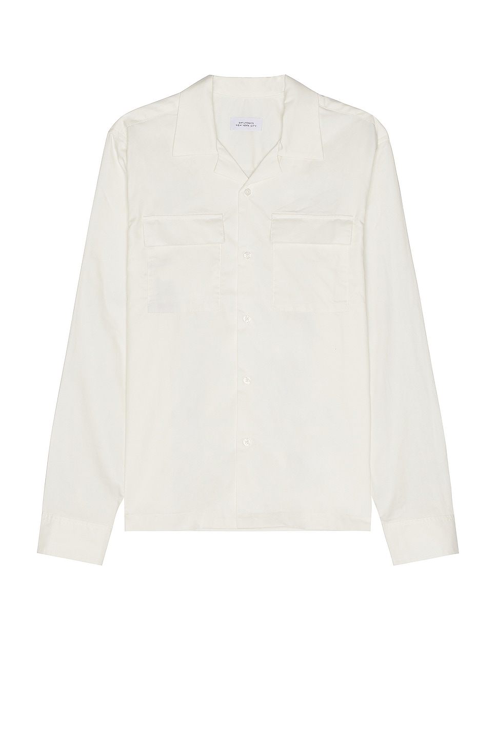 Image 1 of SATURDAYS NYC Marco Shirt in Ivory