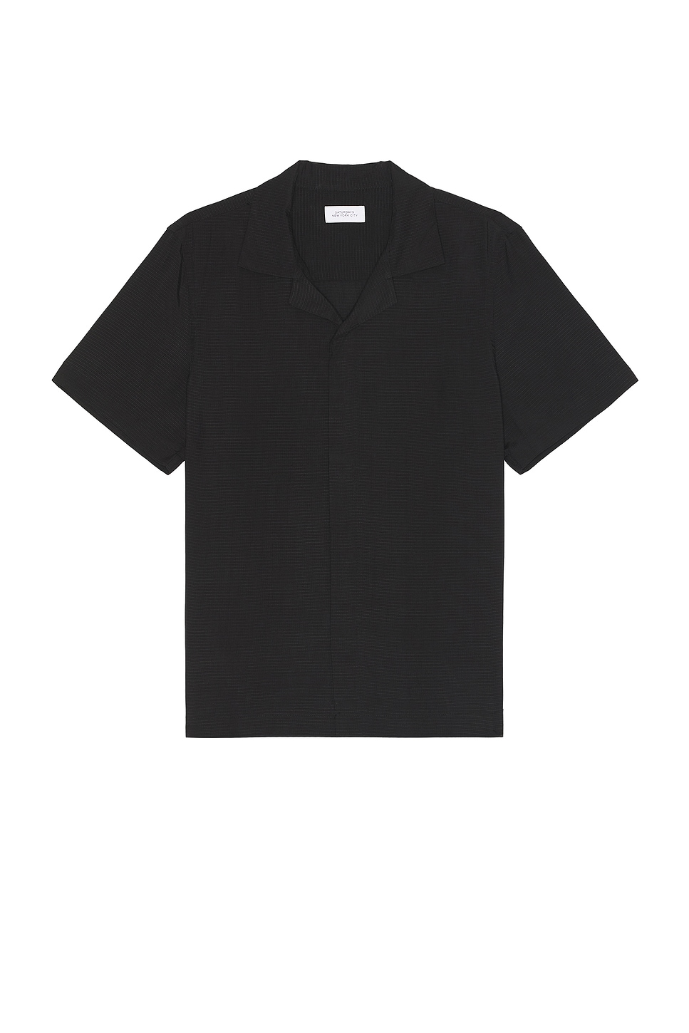 Image 1 of SATURDAYS NYC York Ripstop Shirt in Black