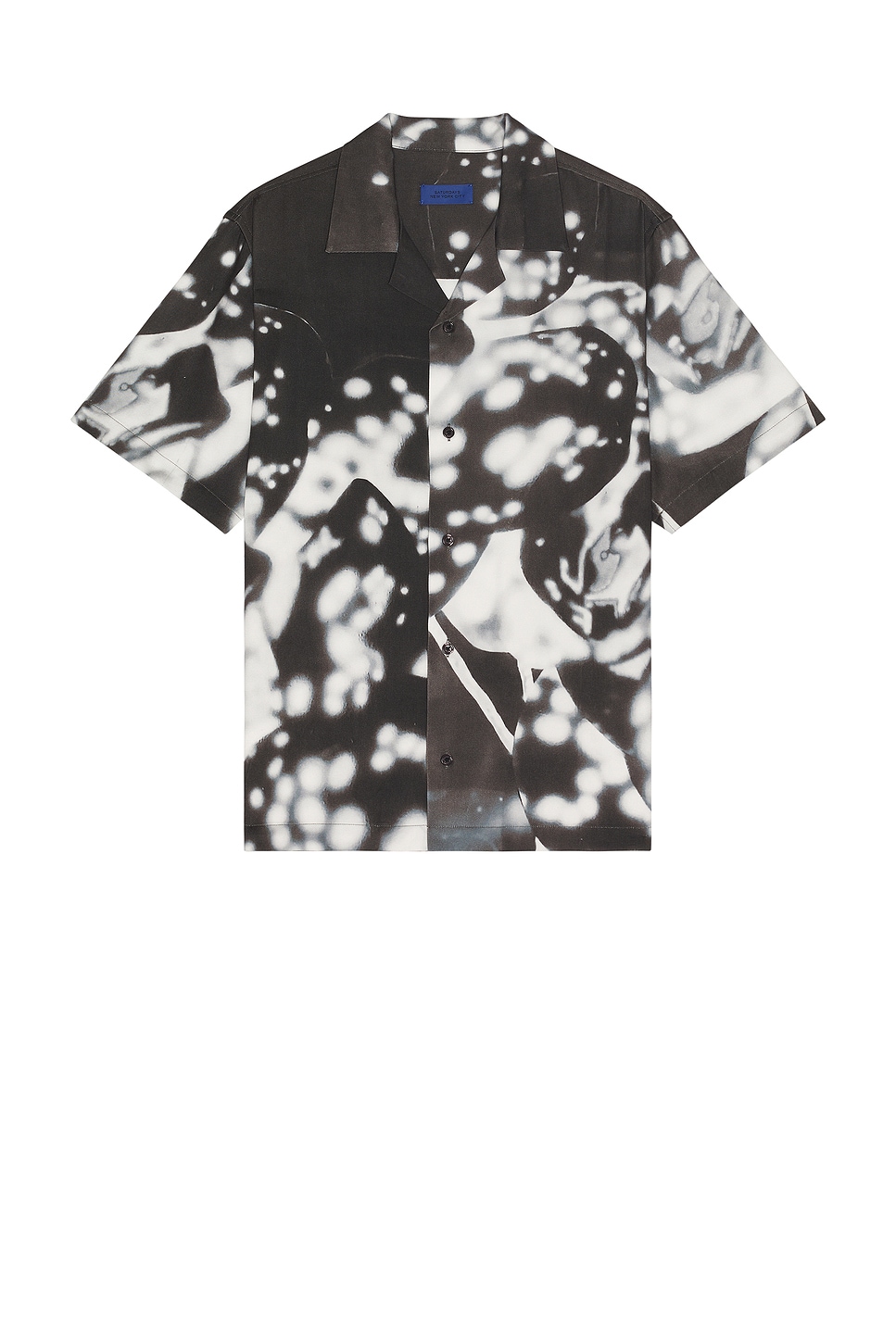 Shop Saturdays Surf Nyc Canty Dossy Short Sleeve Shirt In Black