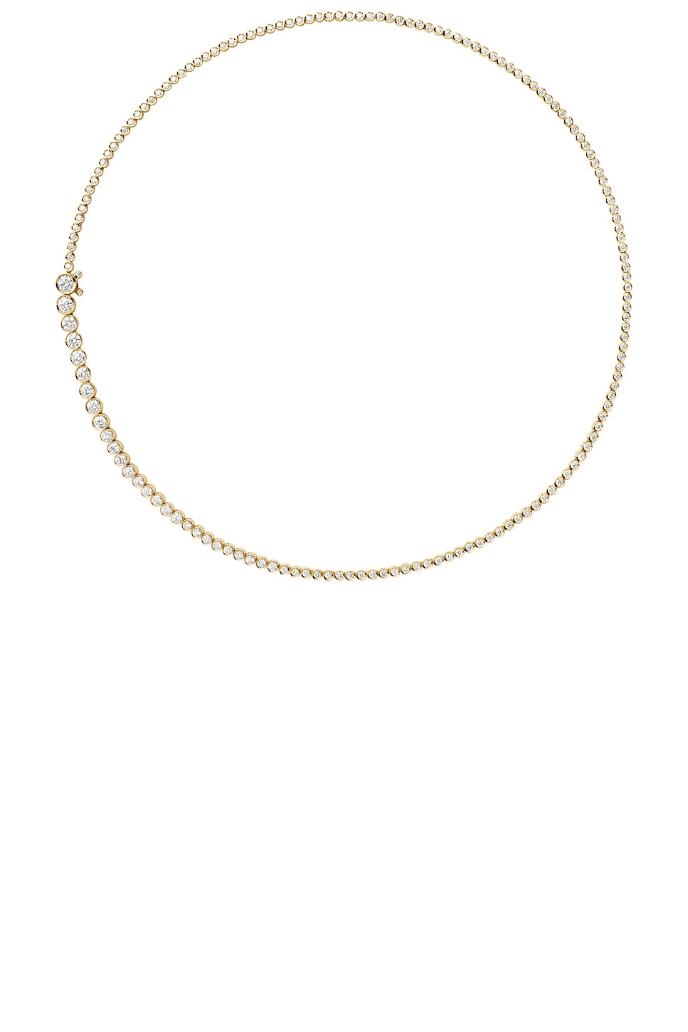Tennis Classique Necklace in Metallic Gold