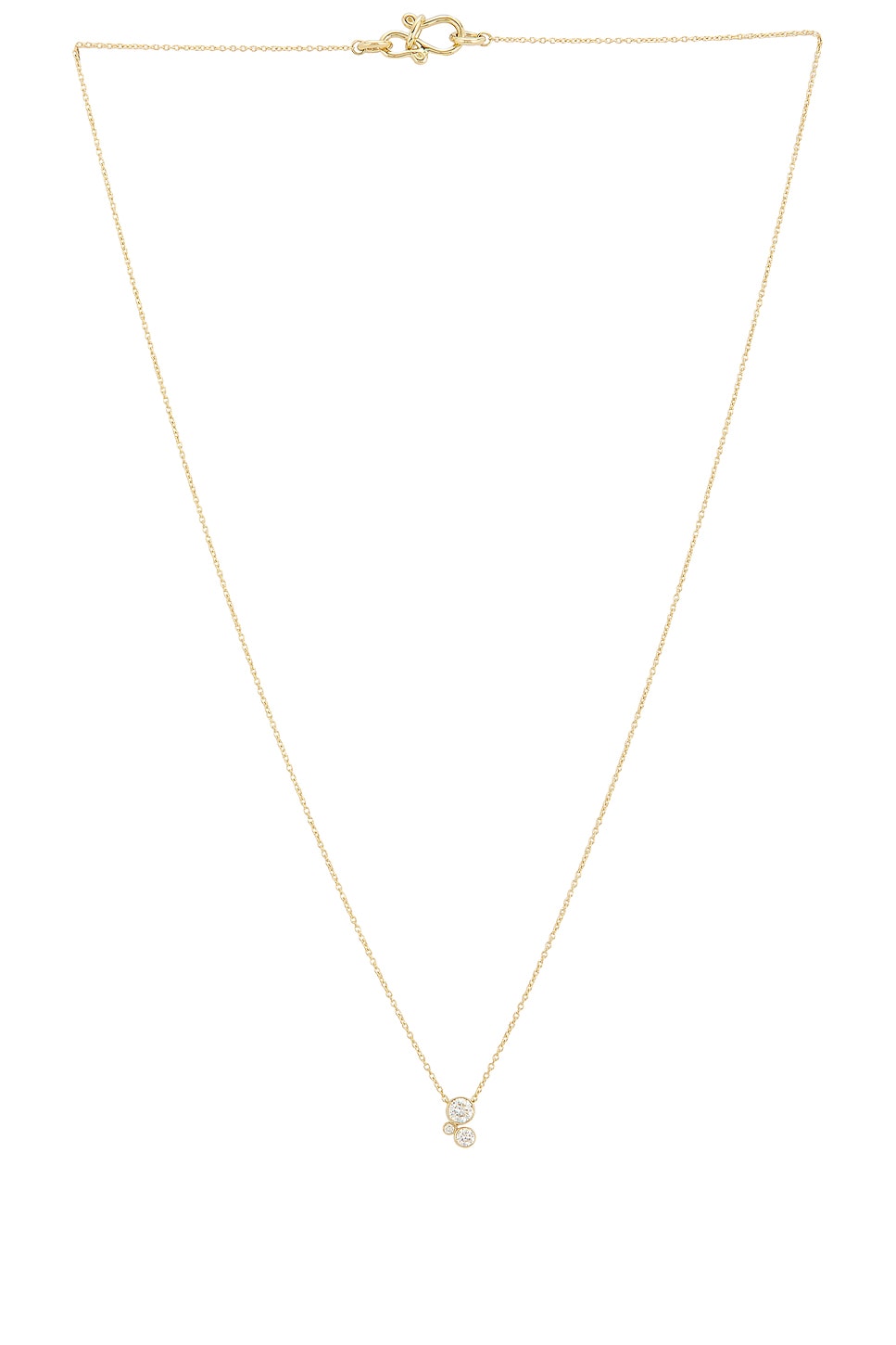 Sophie Bille Brahe Stella Diamant Simple Necklace In Gold
