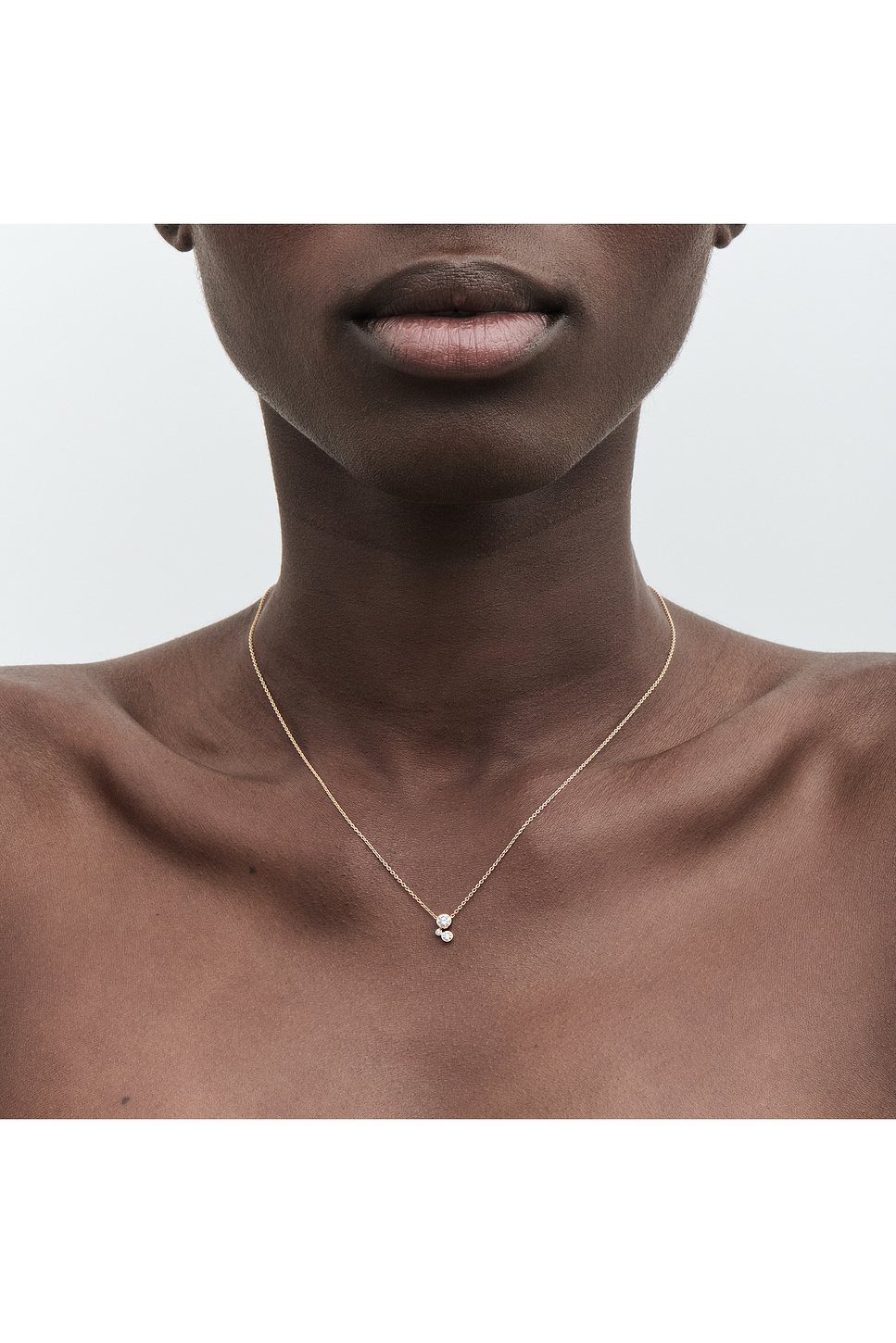 Sophie Bille Brahe Stella Diamant Simple Necklace In Gold