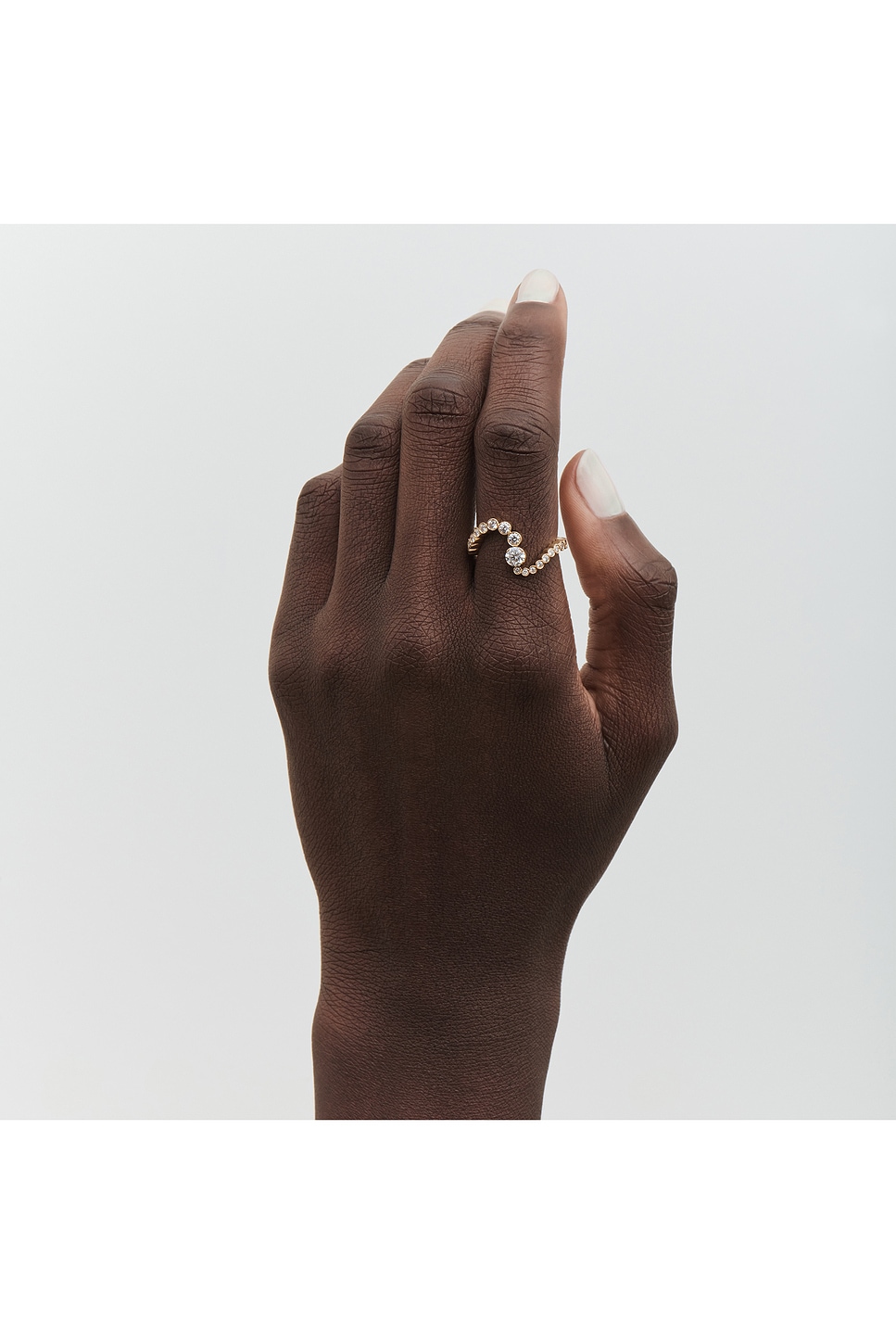 Sophie Bille Brahe 18k Yellow Gold Ocean Sky Diamond Ring