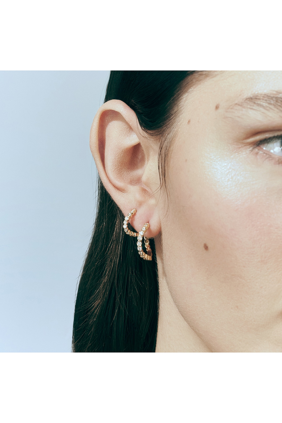 Sophie Bille Brahe Petit Courant Pair Of Earrings In Gold