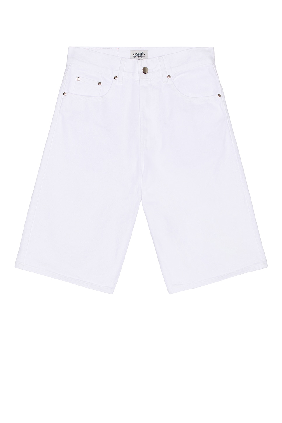 Siegelman Stable Jorts In White
