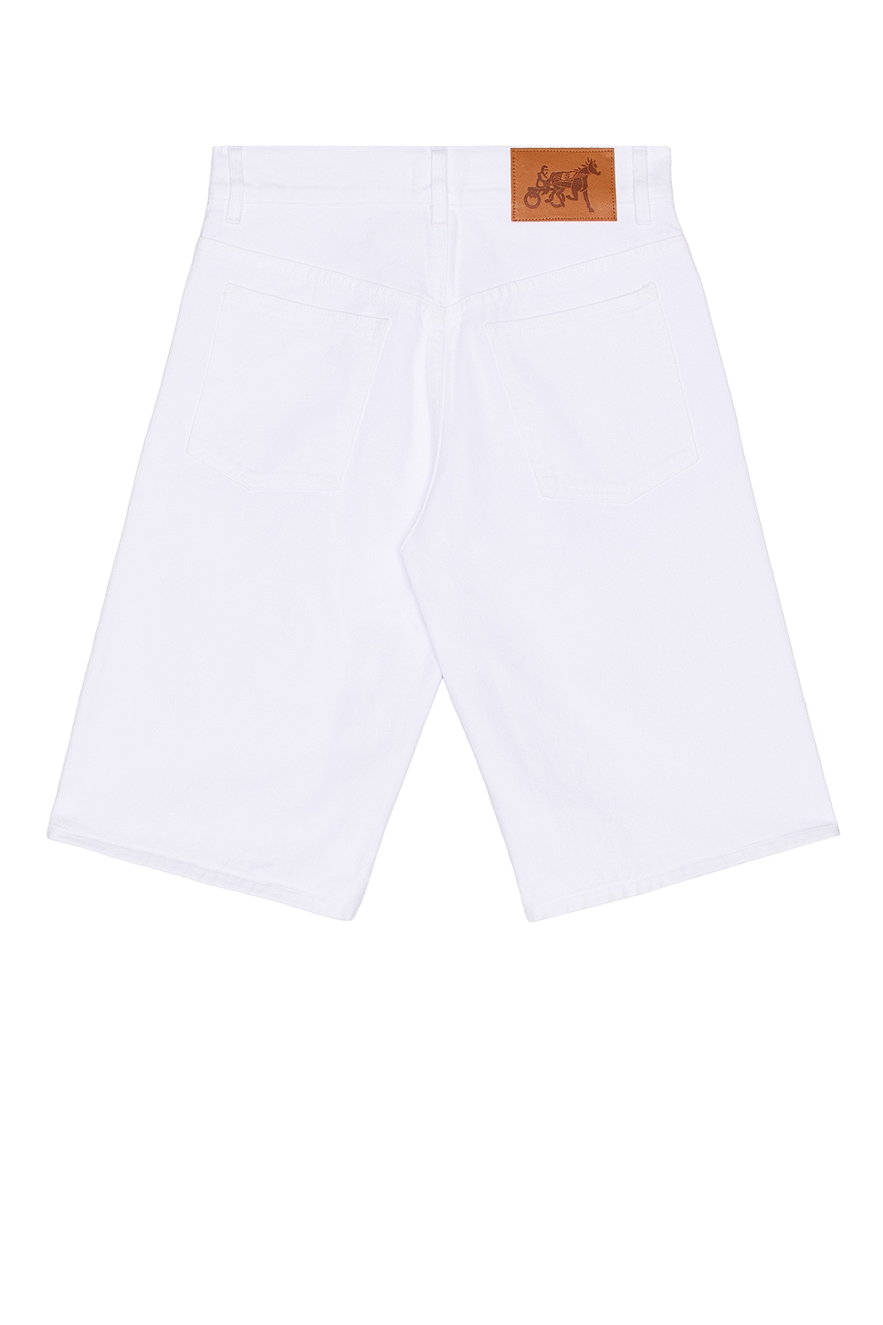Siegelman Stable Jorts In White