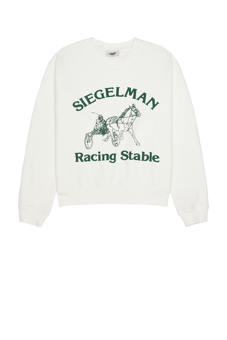 Image 1 of Siegelman Stable Racing Stable Crew in White & Green