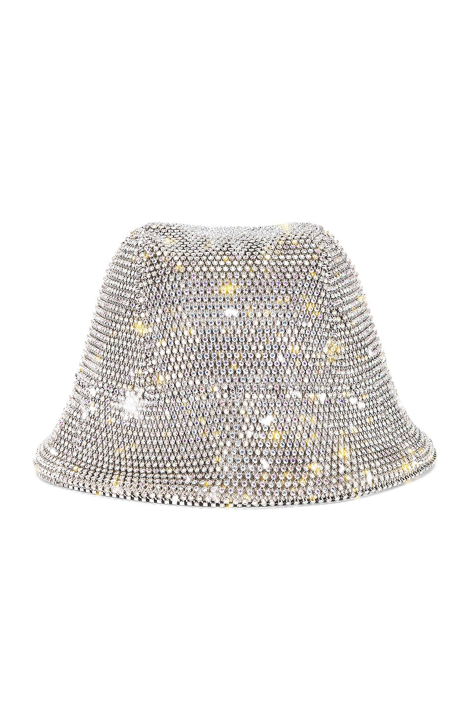 Moonlight Panama Hat in Metallic Silver