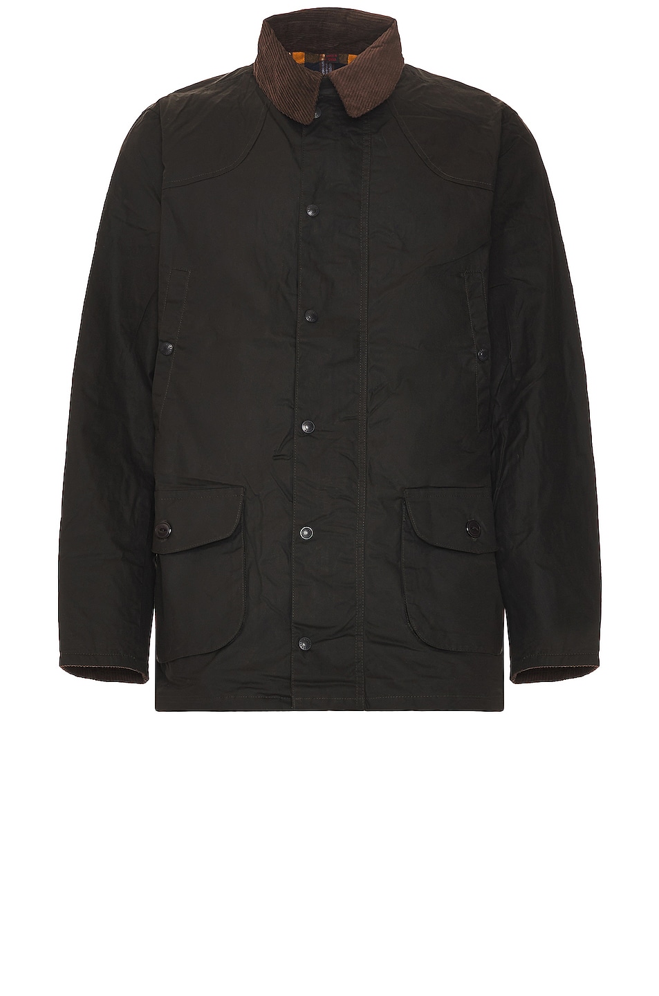 Image 1 of Schott Waxed Cotton Countryman Jacket in Olive