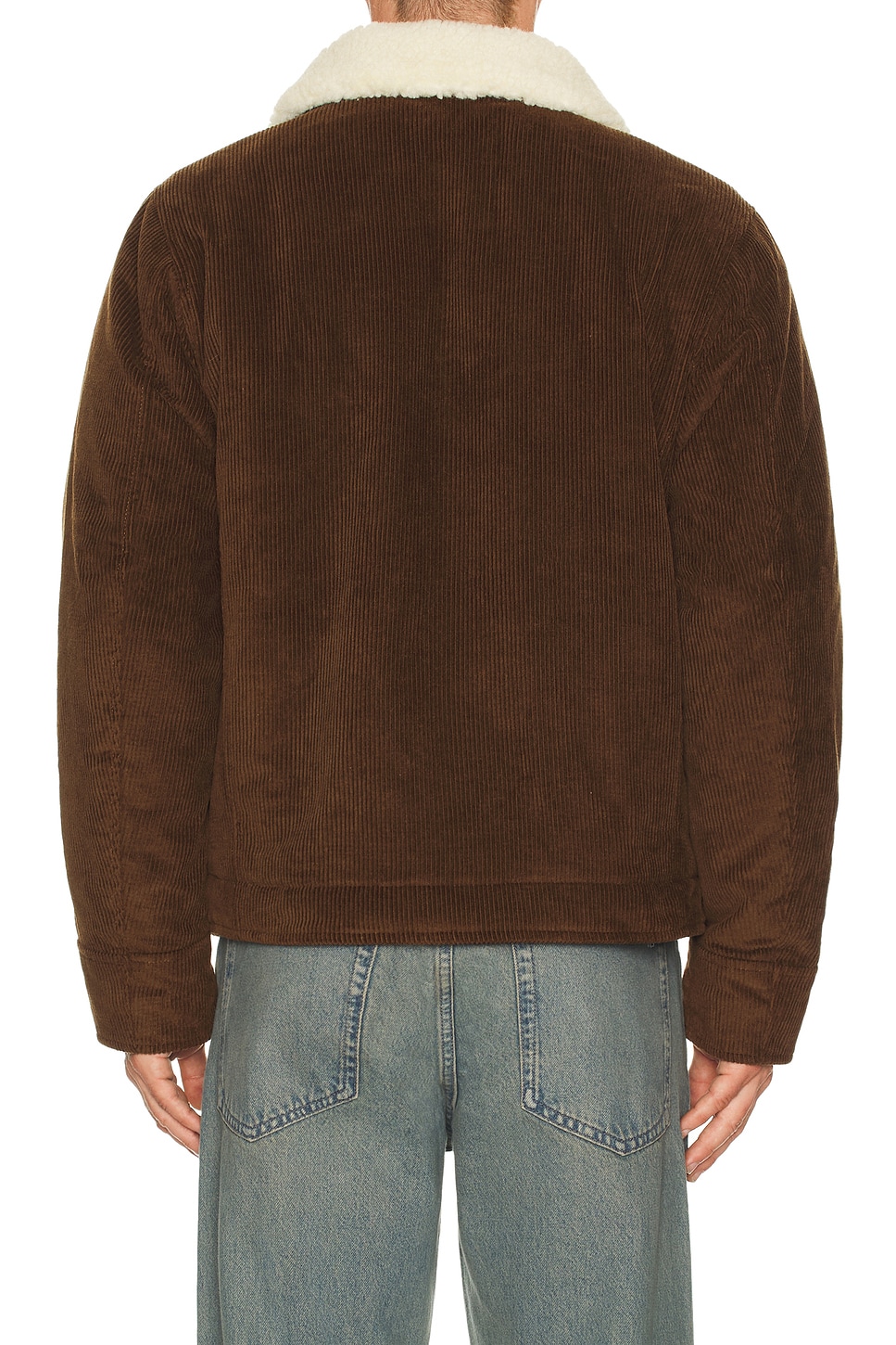 Schott Corduroy Delivery Jacket In Brown