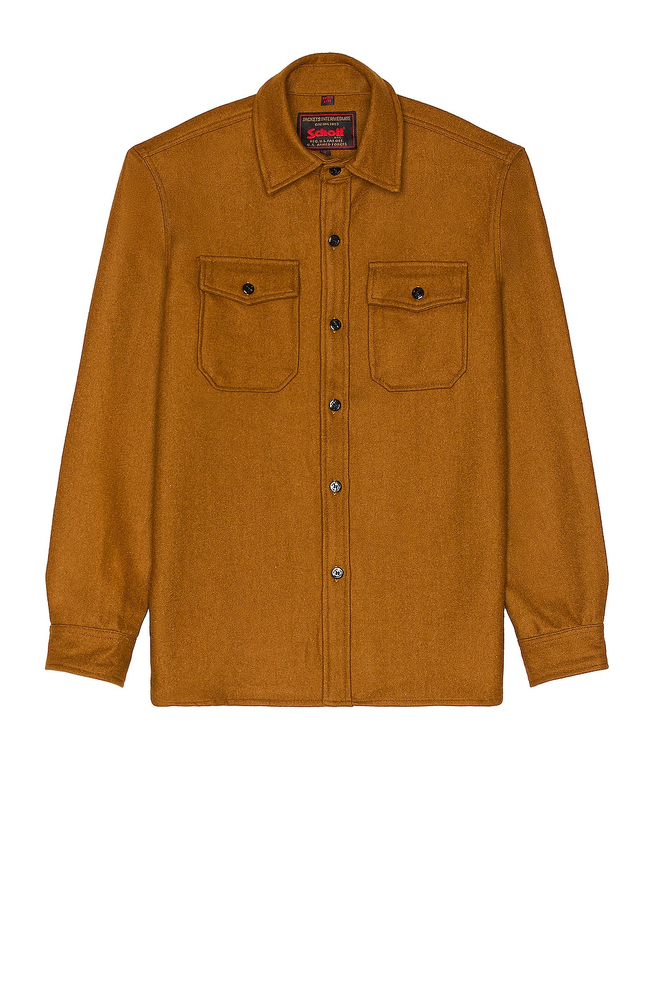 CPO Wool Shirt in Brown
