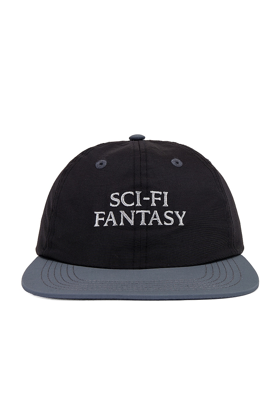 Nylon Logo Hat in Black