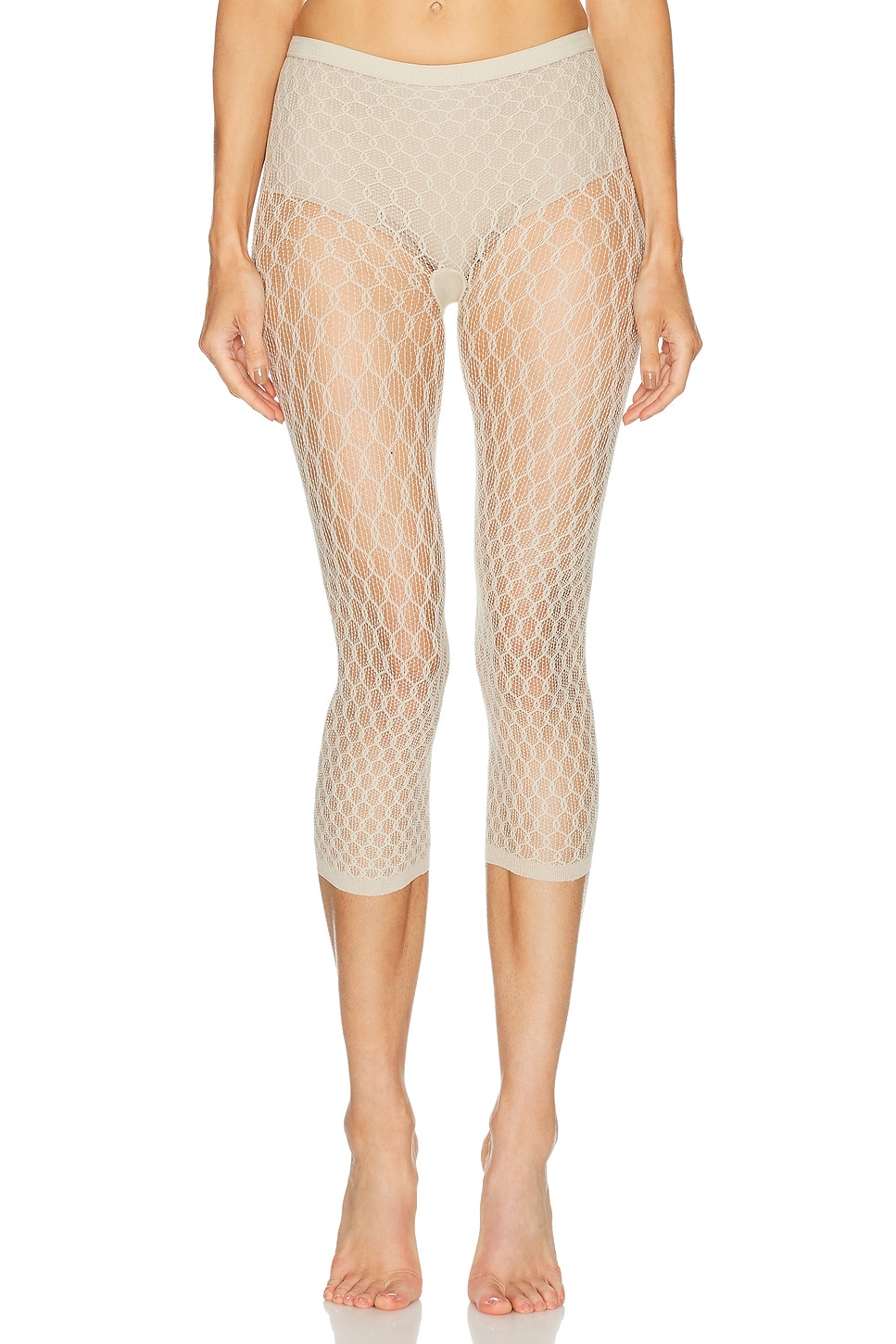 SWEDISH STOCKINGS Laura Net Capri Tights