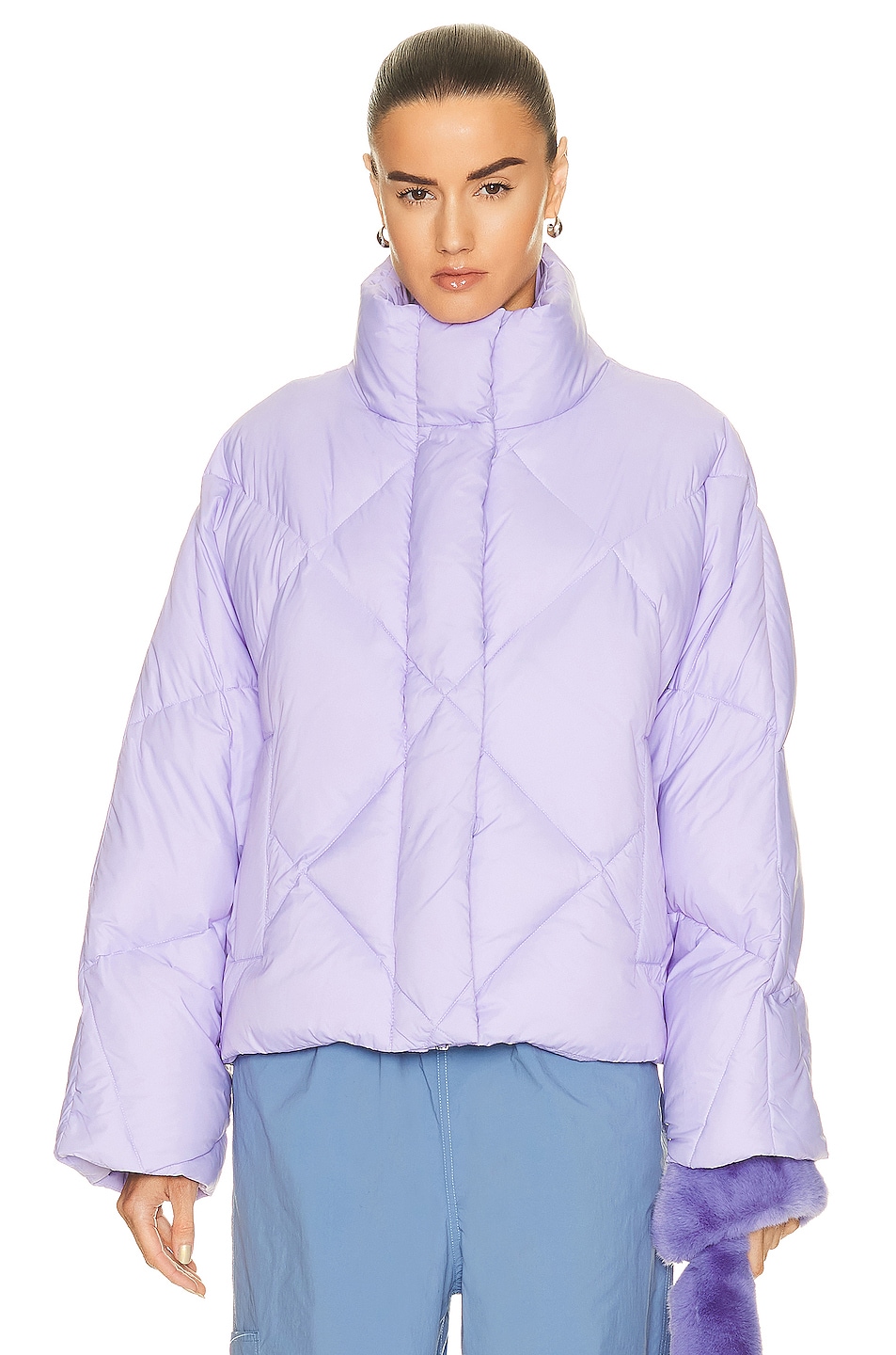 Image 1 of STAND STUDIO Aina Jacket in Lavender