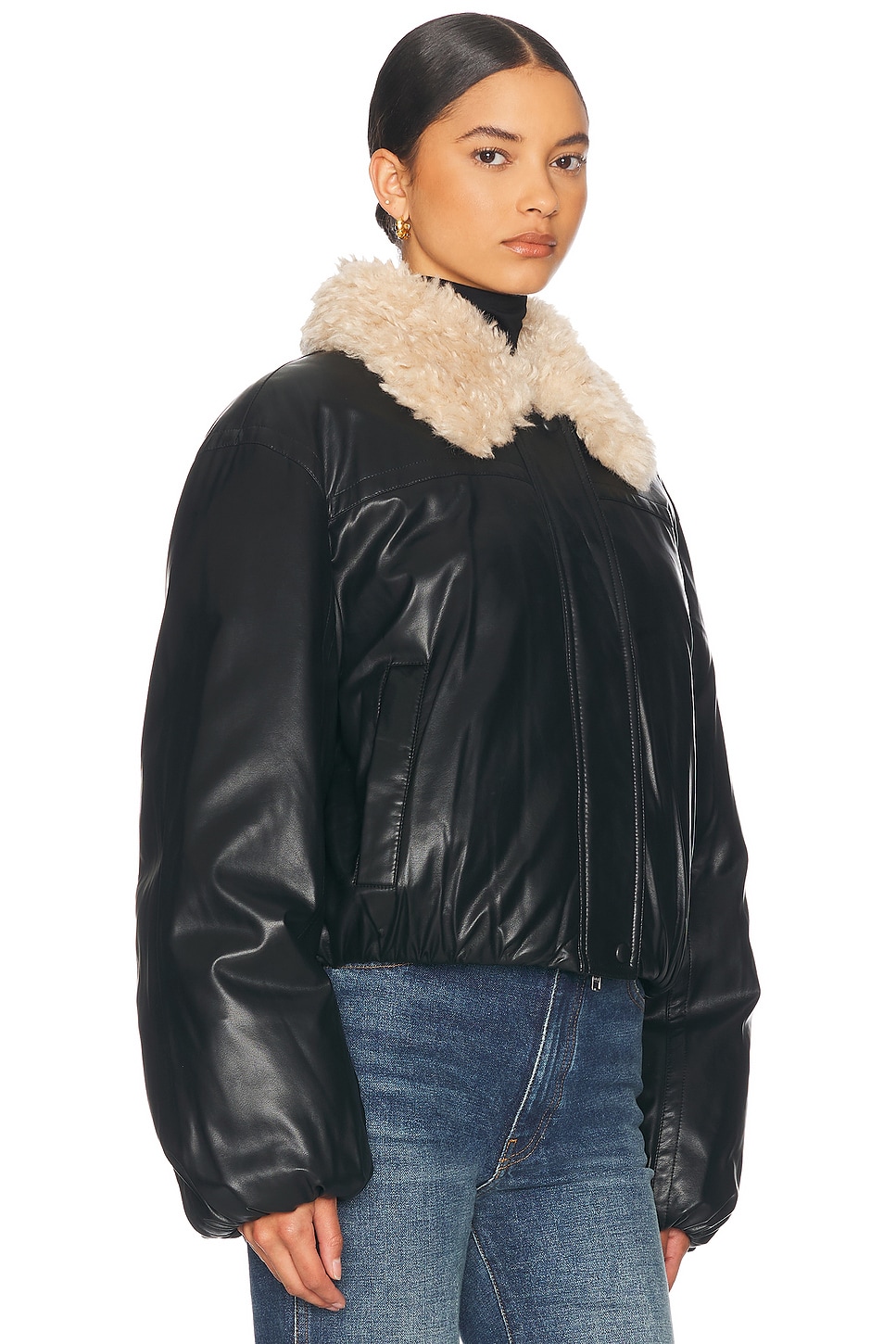 STAND STUDIO Fran Faux Leather Jacket