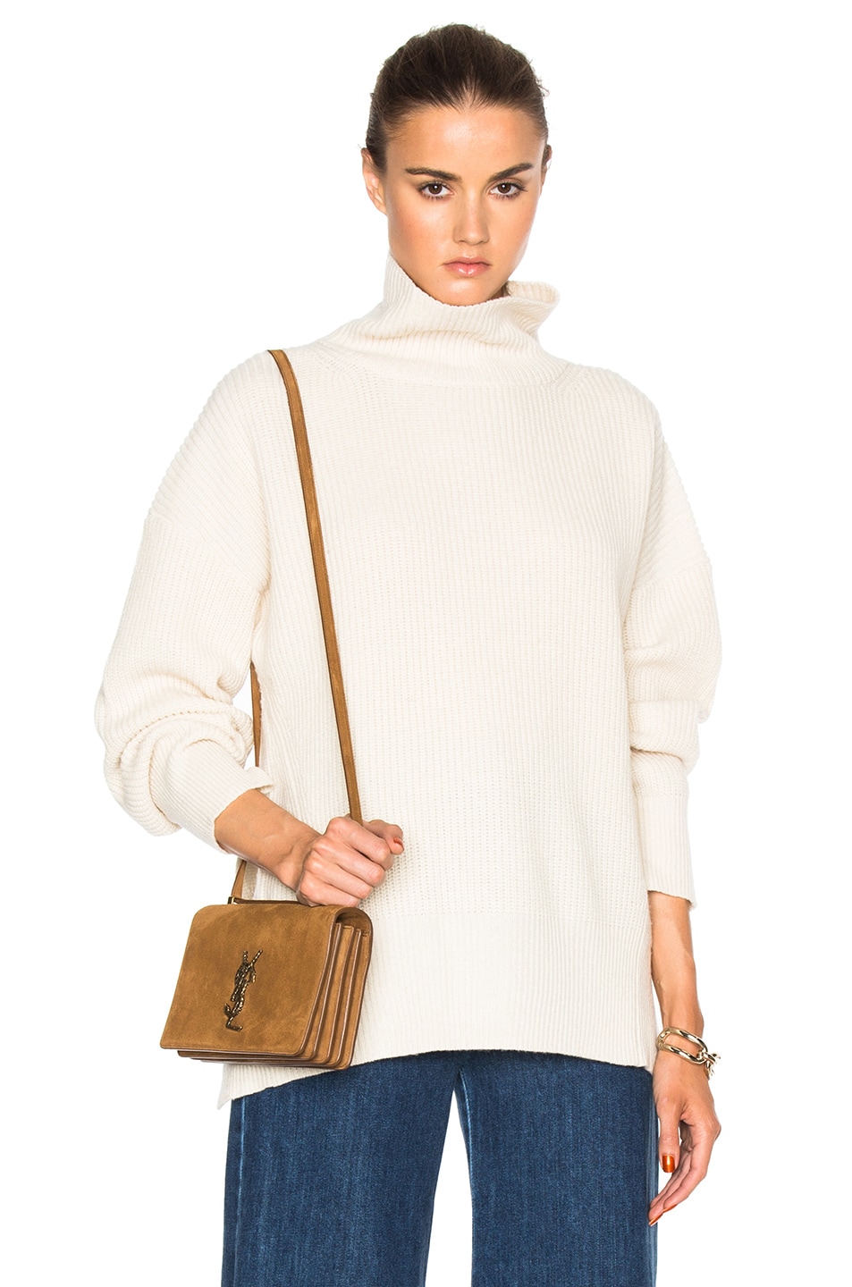 Image 1 of Sea Cashmere Sweater in Cream