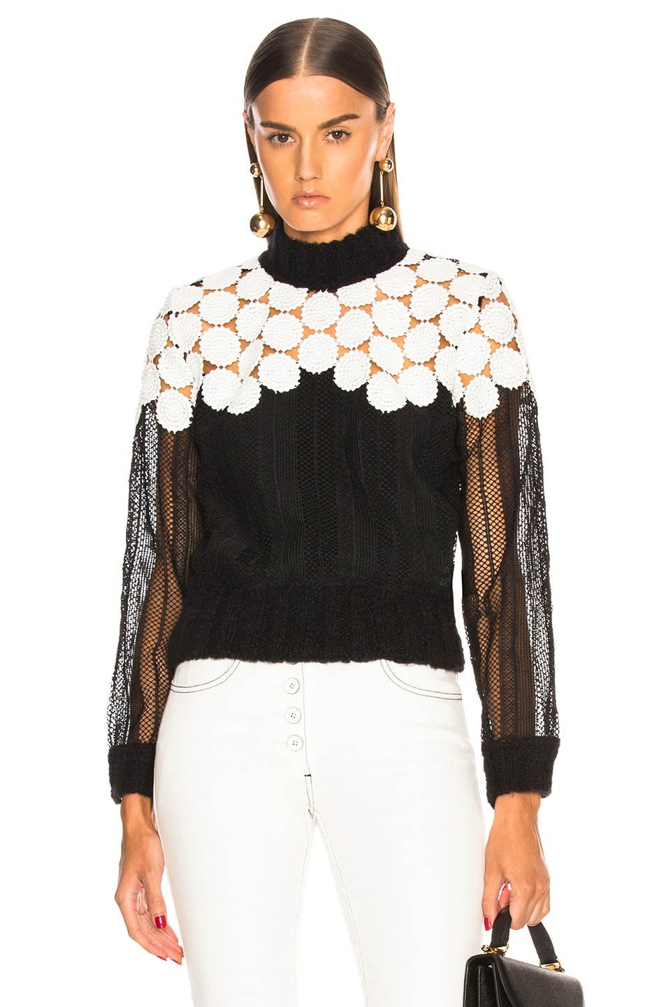 Image 1 of Sea Penelope Lace Top in Black