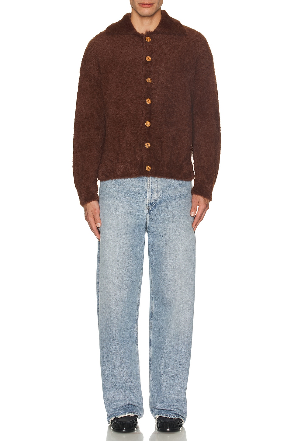 Image 1 of SIEDRES Earth Shirt in Brown