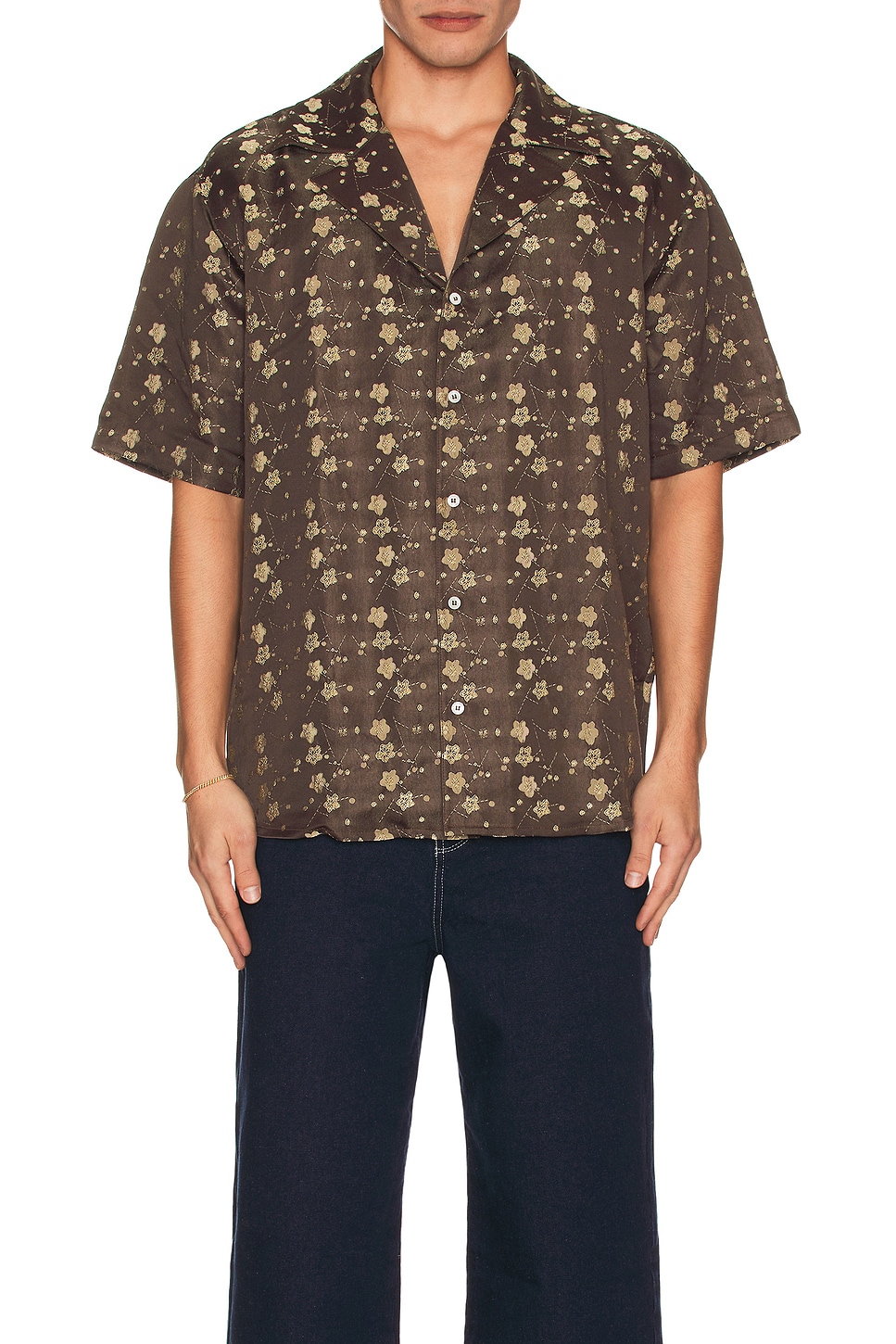 Image 1 of SIEDRES X Fwrd Resort Collar Short Sleeve Shirt in Multi