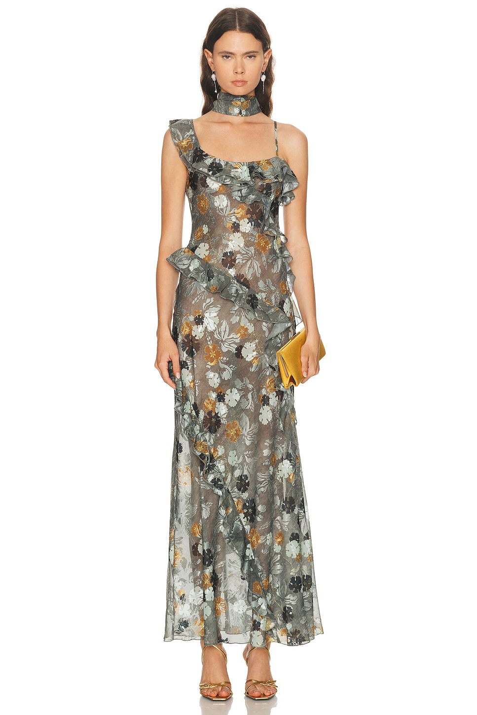 Image 1 of SIEDRES Monica Dress in Multi