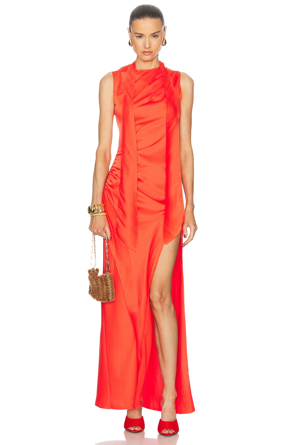 Image 1 of SIEDRES Narah Dress in Red