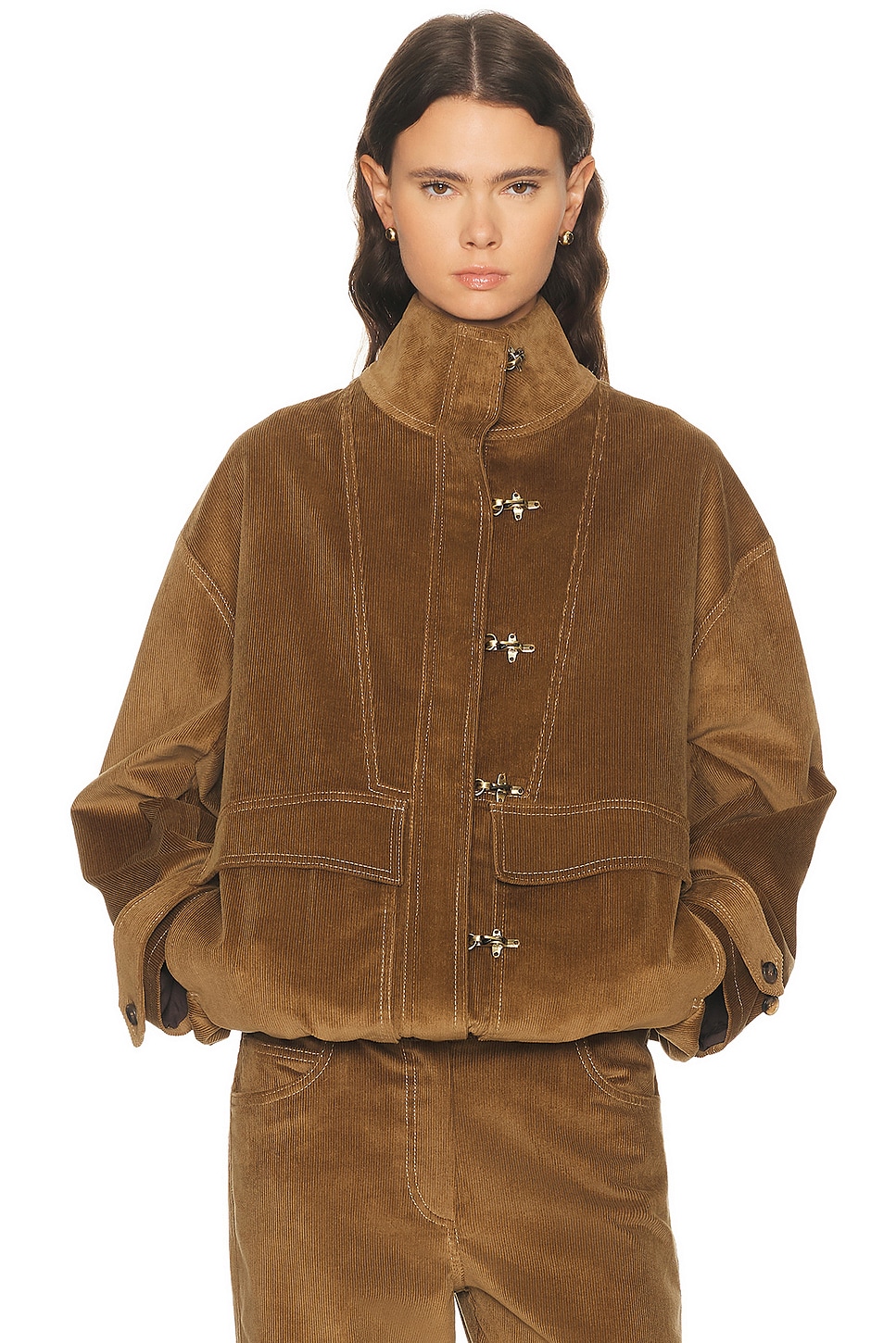 Image 1 of SIEDRES Polca Jacket in Milky Brown