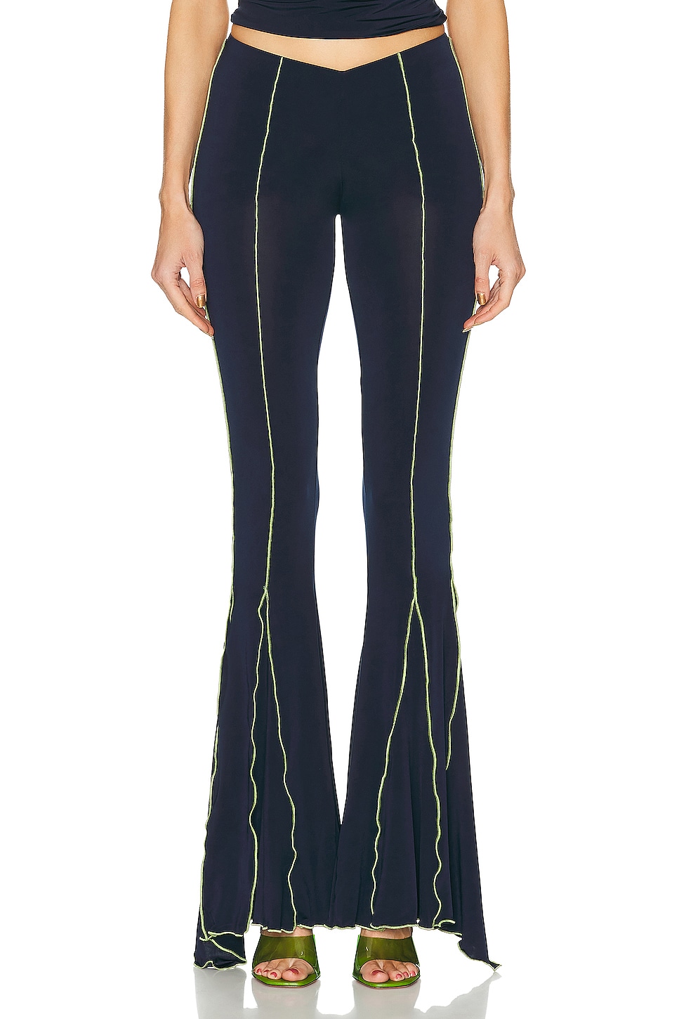 Image 1 of SIEDRES Luse Flared Pant in Navy