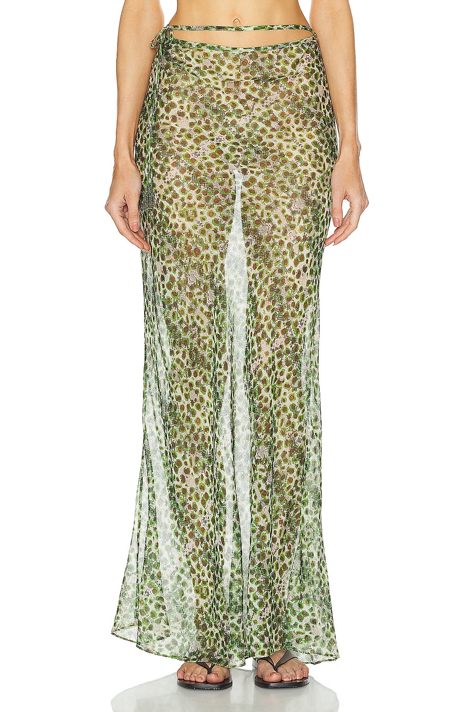 Siny Maxi Skirt in Green