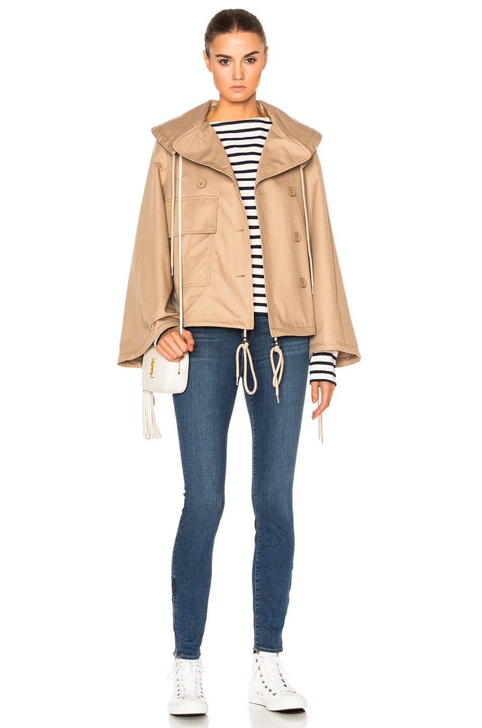 Image 1 of See By Chloe Button Down Jacket in Straw