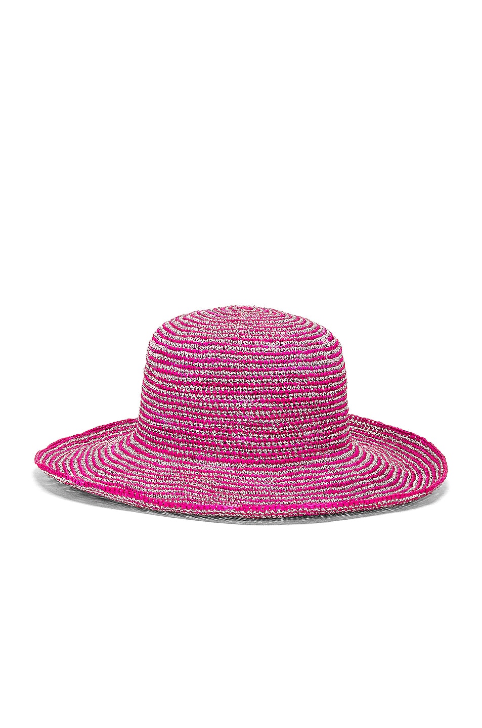 Moldeable Crochet Hat in Fuchsia