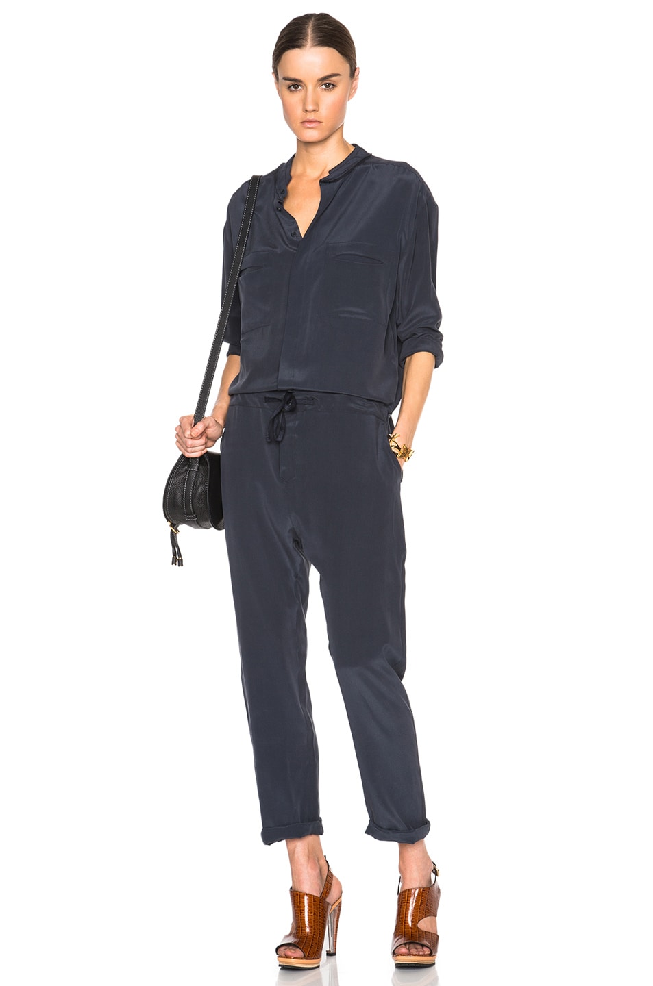 Image 1 of Superfine Cruise Jumpsuit in Blue