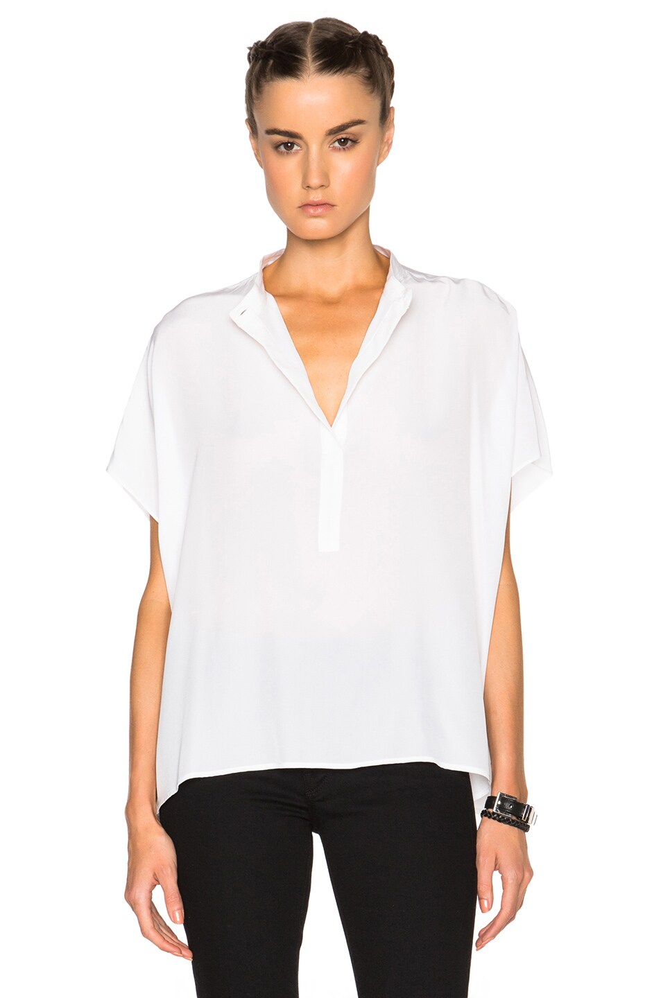 Image 1 of Superfine Chant Top in White