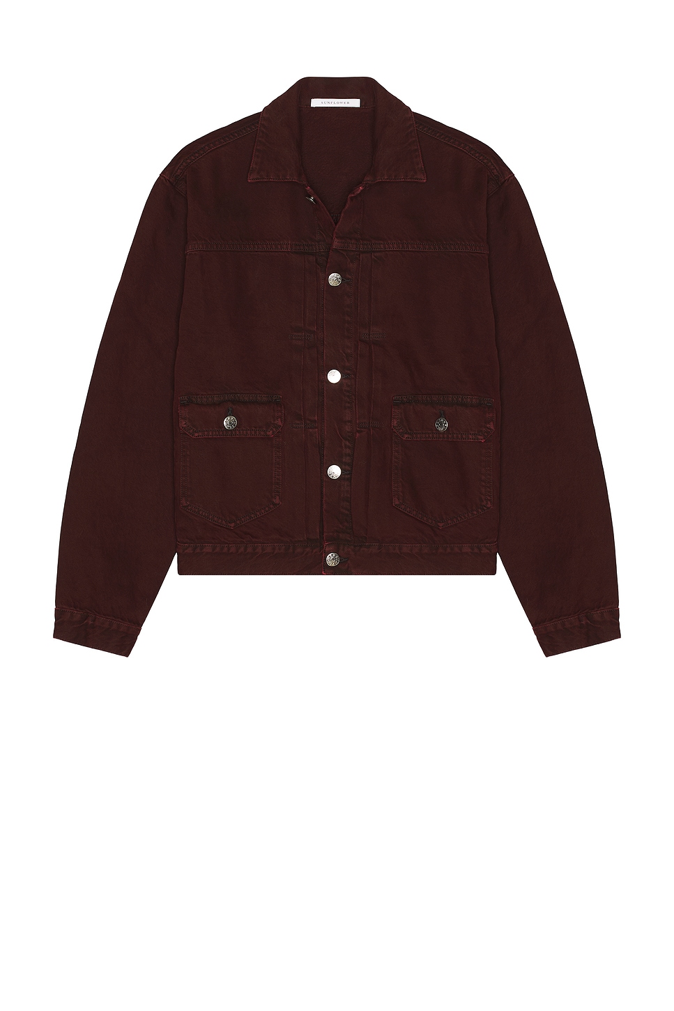 Image 1 of Sunflower Type 2 Jacket in Dark Wine Dyed