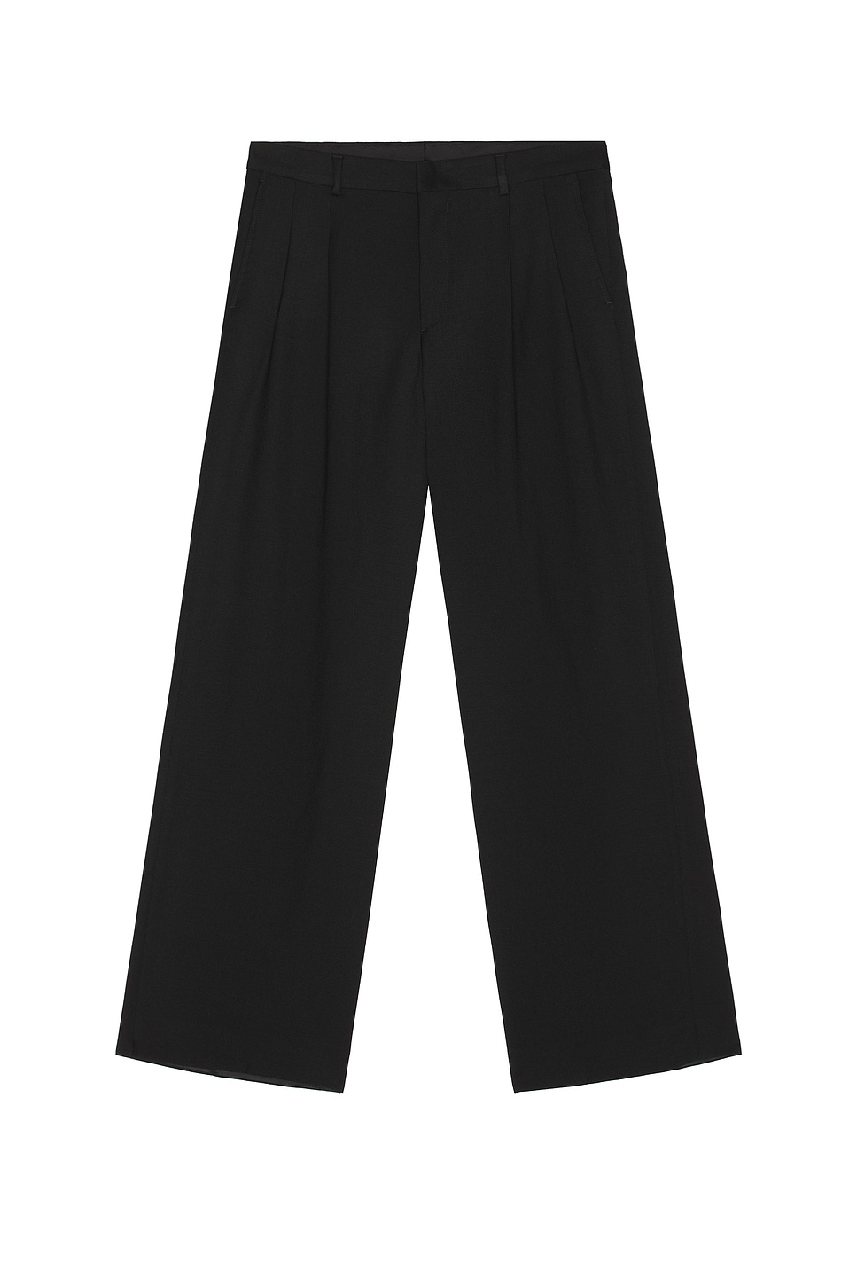 Image 1 of Sunflower Wide Pleated Trouser in Black
