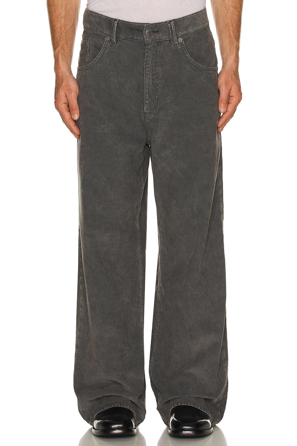 Image 1 of Sunflower Super Wide Cord Pant in Grey