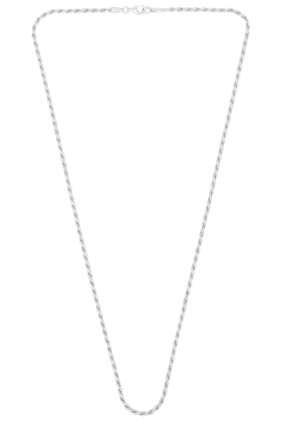 Shop Serge De Nimes Rope Necklace In Silver