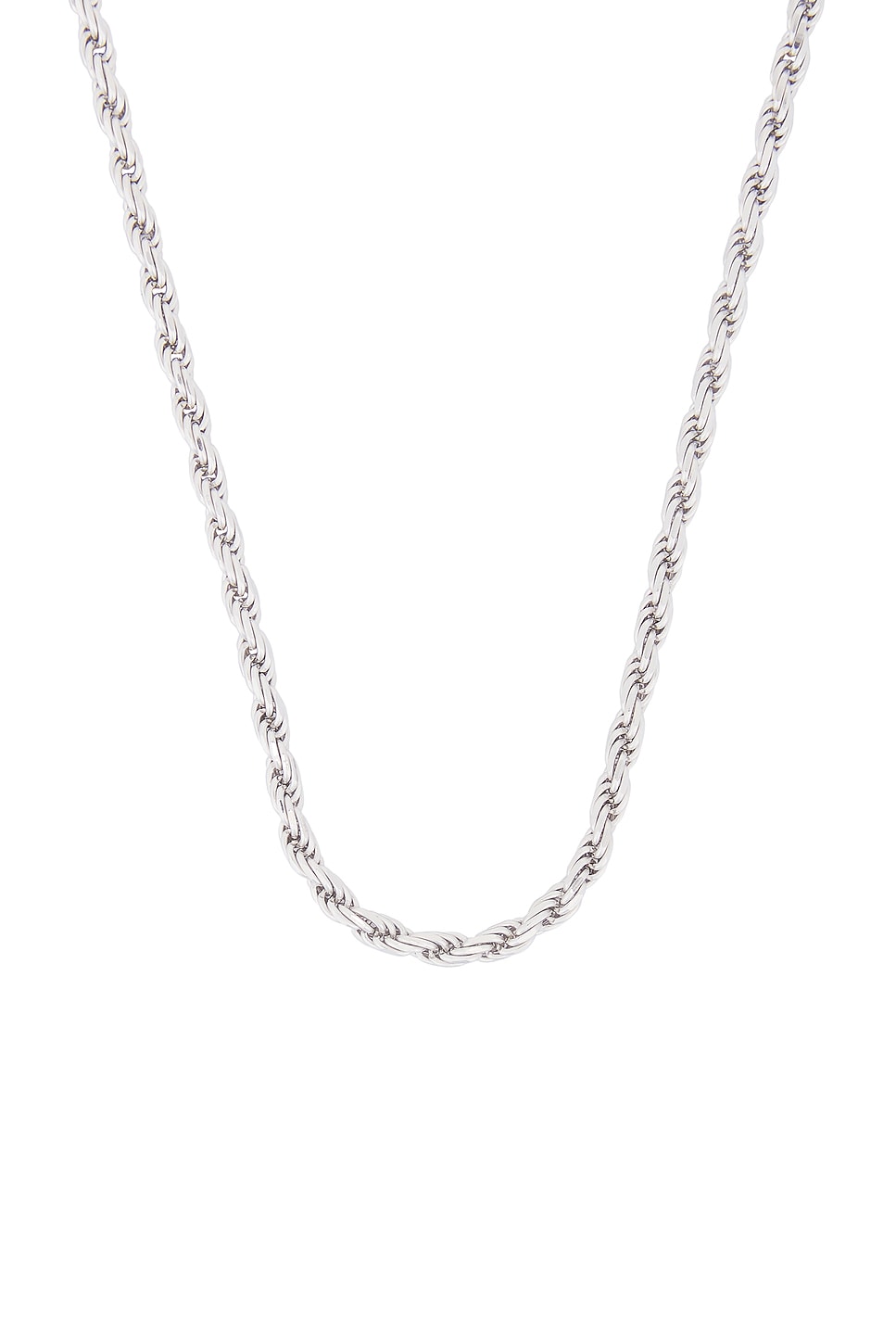 Shop Serge De Nimes Rope Necklace In Silver