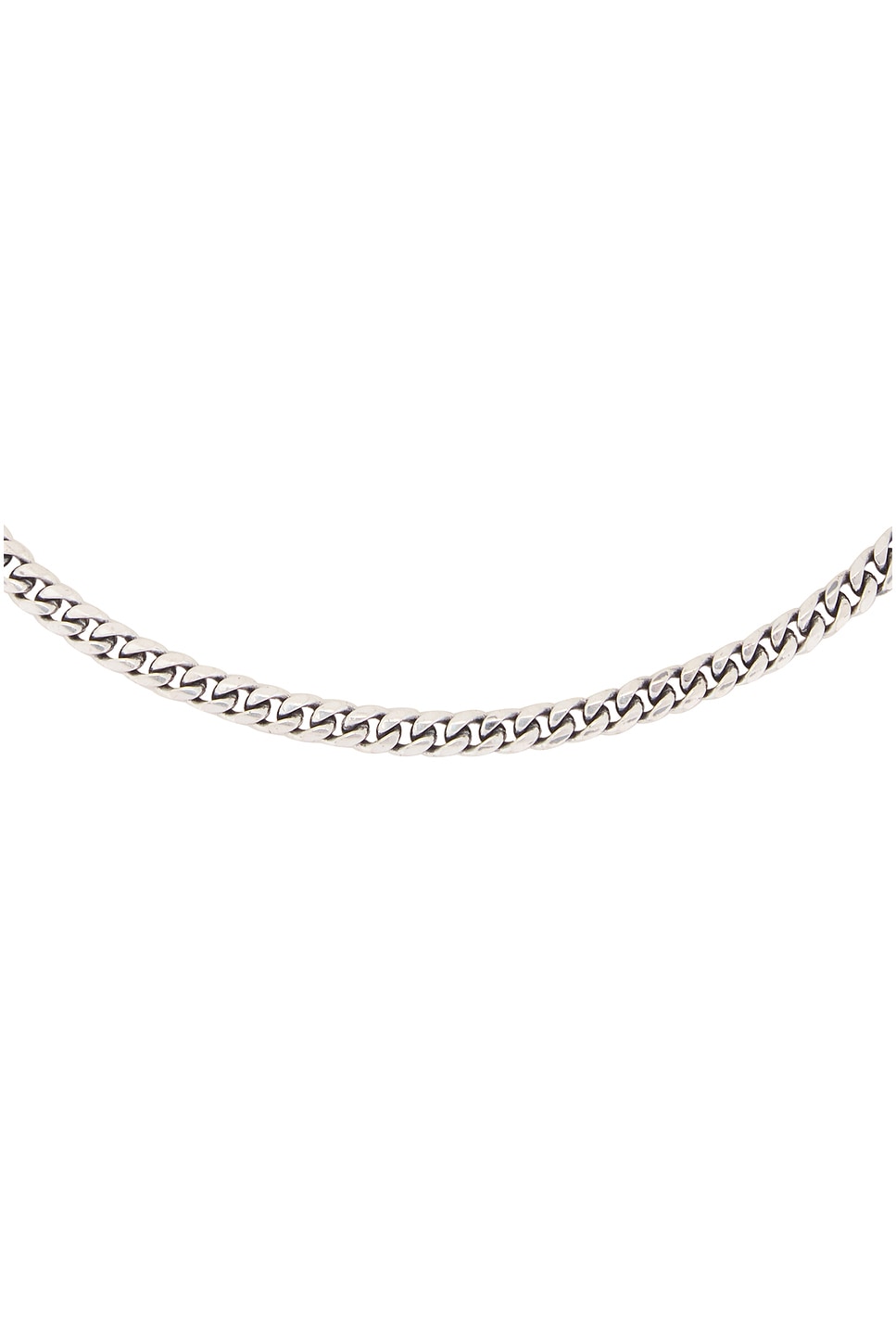 Shop Serge De Nimes Curb Chain Necklace In Silver