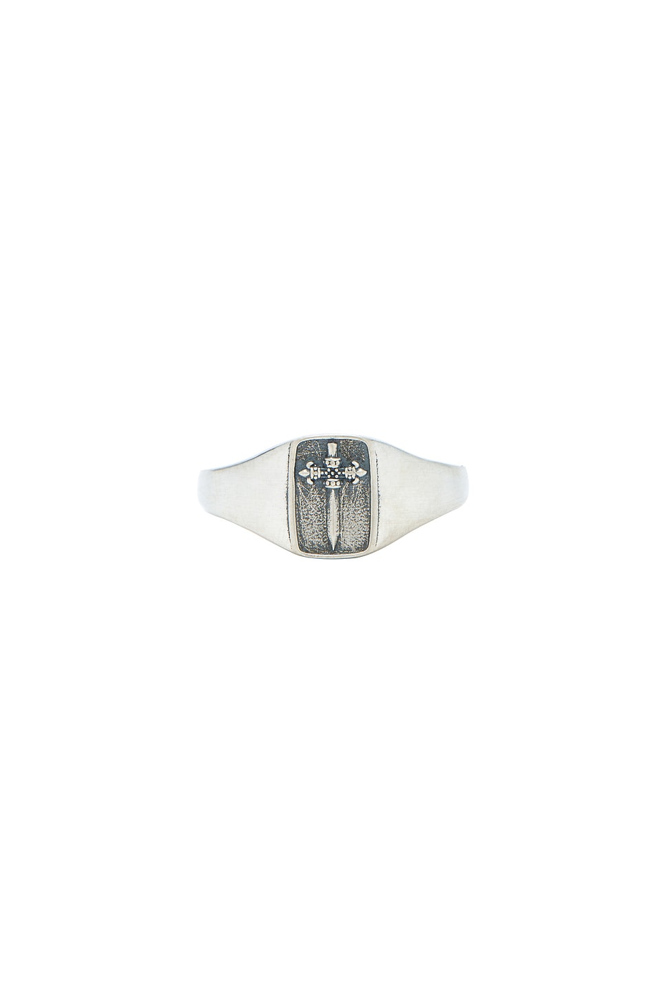 Estoc Ring in Metallic Silver
