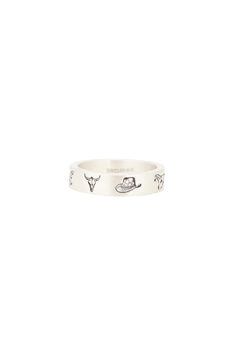 Image 1 of Serge de Nimes Wild West Ring in Silver