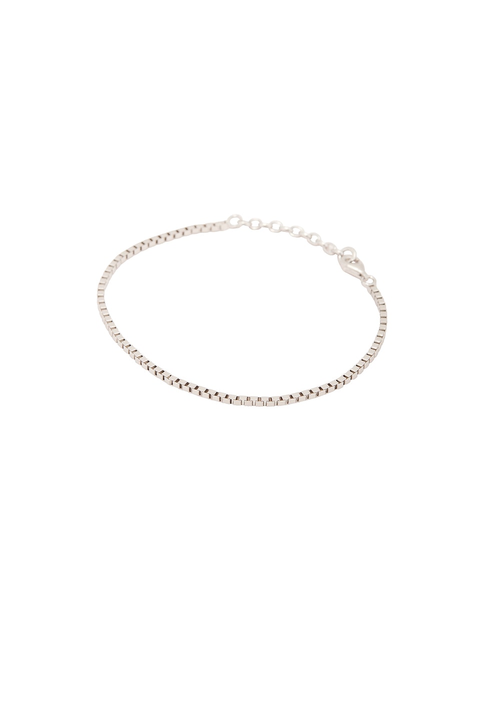 Shop Serge De Nimes Box Chain Bracelet In Silver