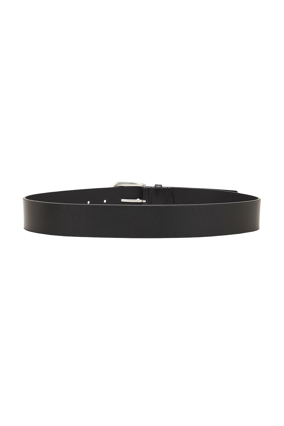 Shop St Agni Classic Buckle Belt In Black