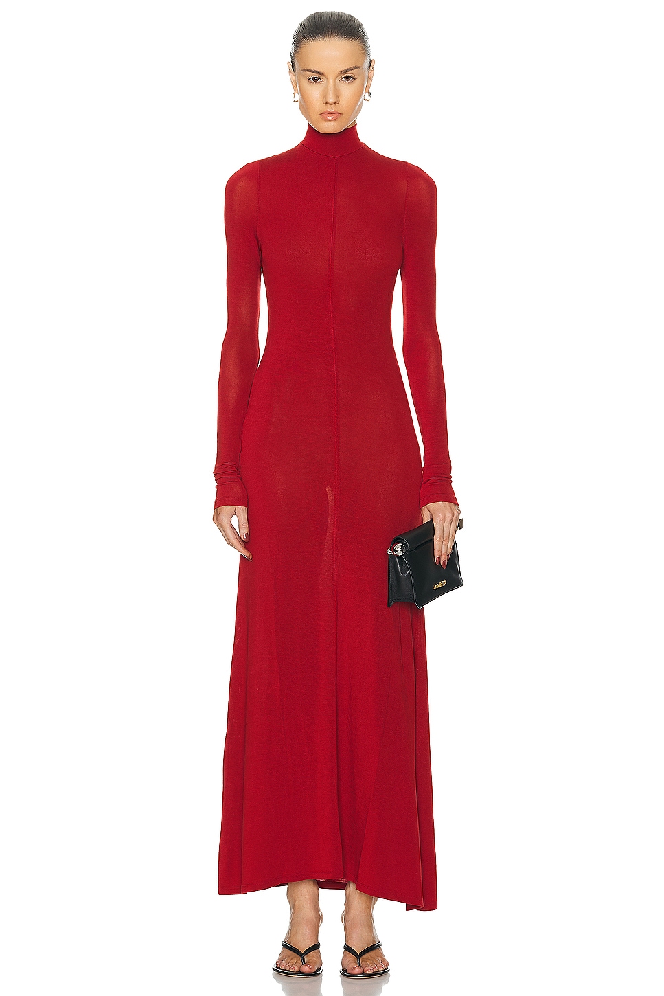 Image 1 of St. Agni Jersey Maxi Dress in Rouge