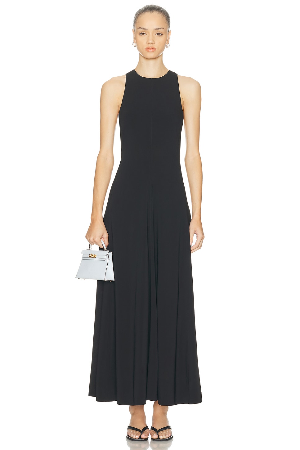 Image 1 of St. Agni Cut Away Maxi Dress in Black