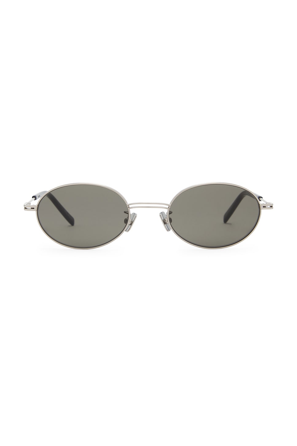St. Agni Fine Metal Oval Sunglasses