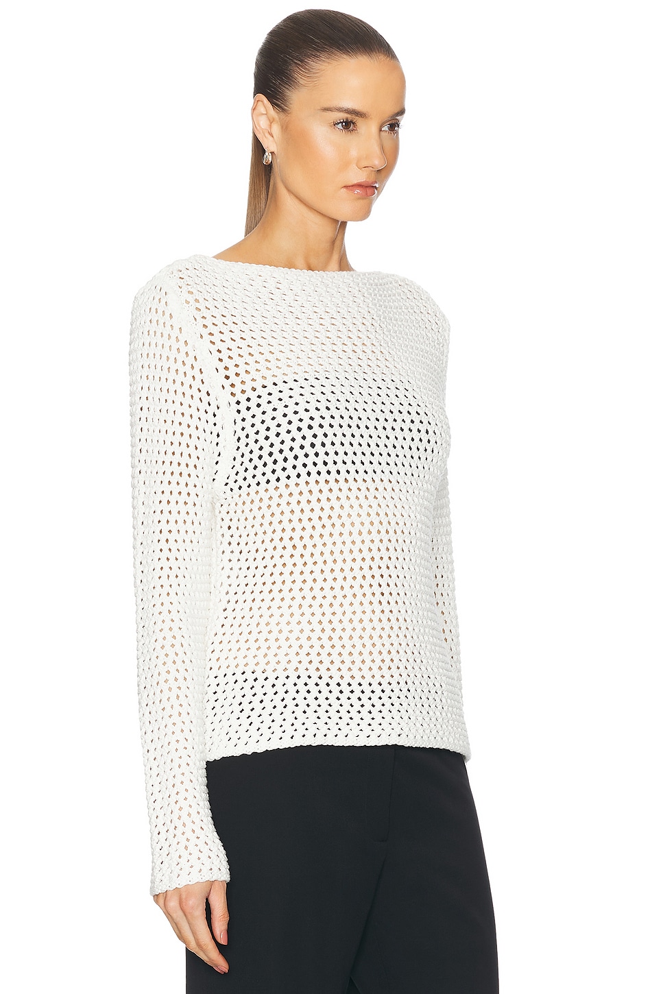 ST AGNI COTTON CROCHET JUMPER