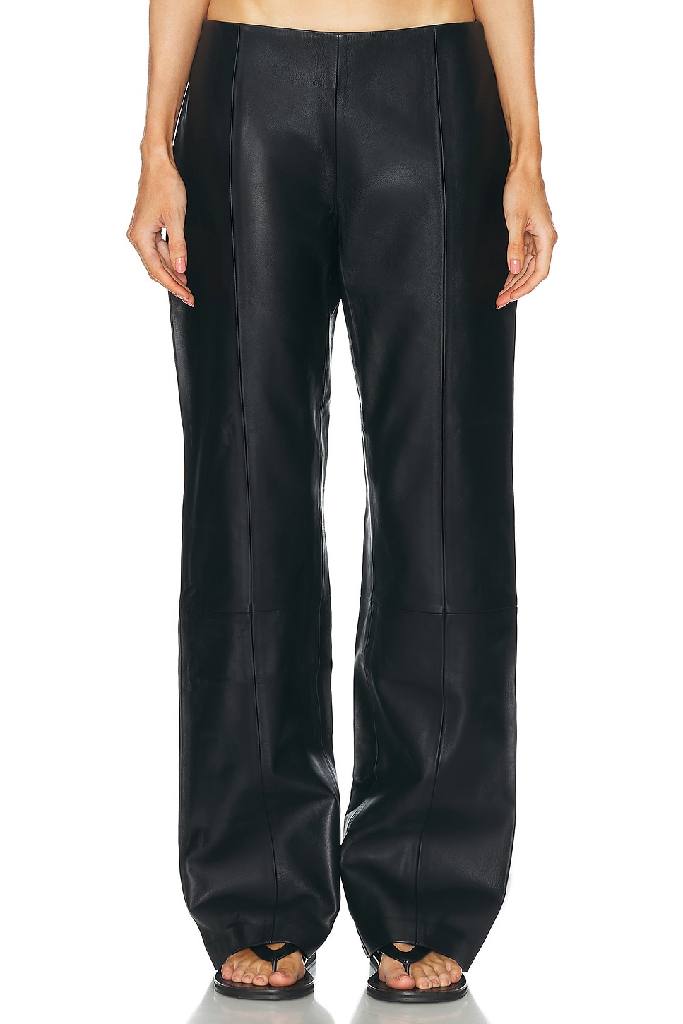 Image 1 of St. Agni Leather Pant in Black